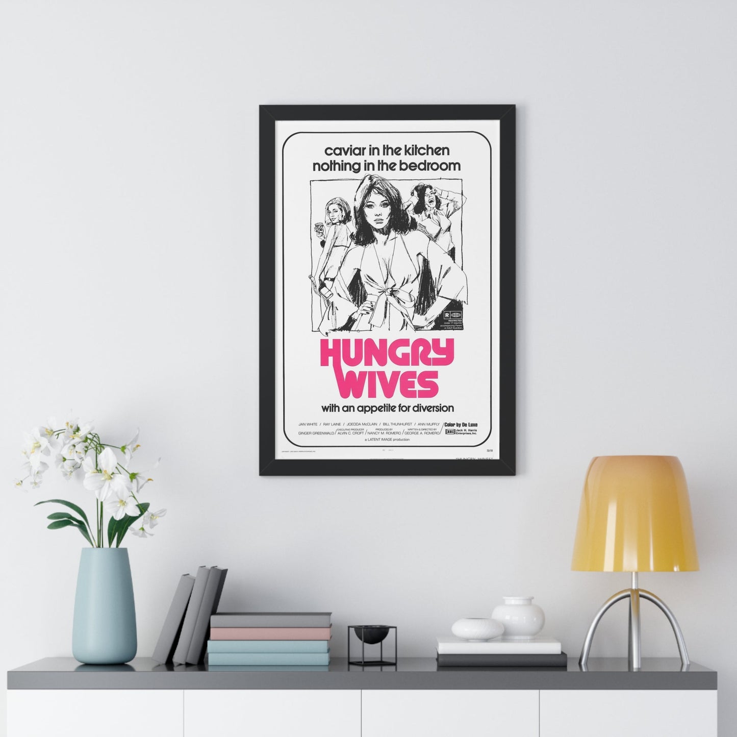 HUNGRY WIVES (SEASON OF THE WITCH) 1973 - Framed Movie Poster-The Sticker Space