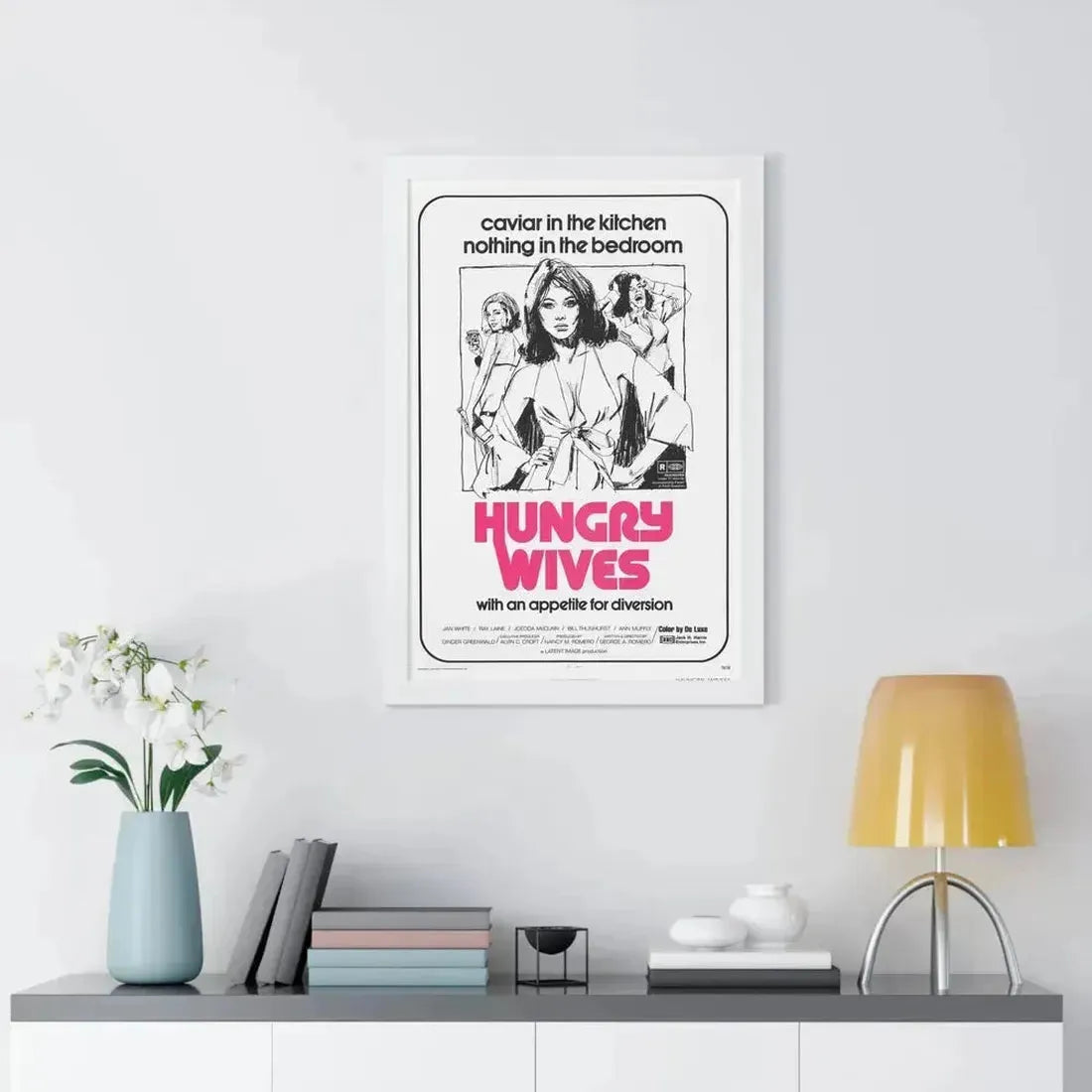 HUNGRY WIVES (SEASON OF THE WITCH) 1973 - Framed Movie Poster - The Sticker Space