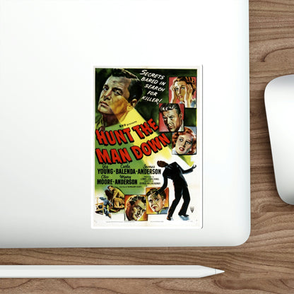 Hunt the Man Down 1950 Movie Poster STICKER Vinyl Die-Cut Decal-The Sticker Space