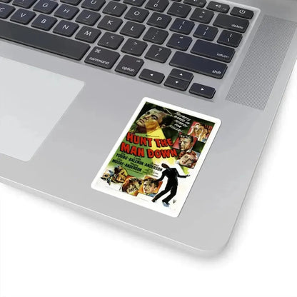 Hunt the Man Down 1950 Movie Poster - STICKER Vinyl Kiss-Cut Decal - The Sticker Space