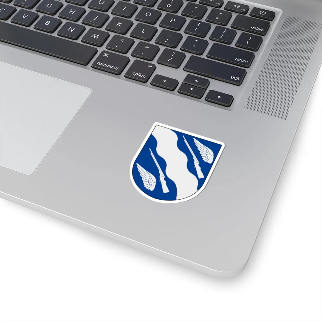 Huskvarna vapen (Sweden) (Coat of Arms) STICKER Vinyl Kiss-Cut Decal - The Sticker Space