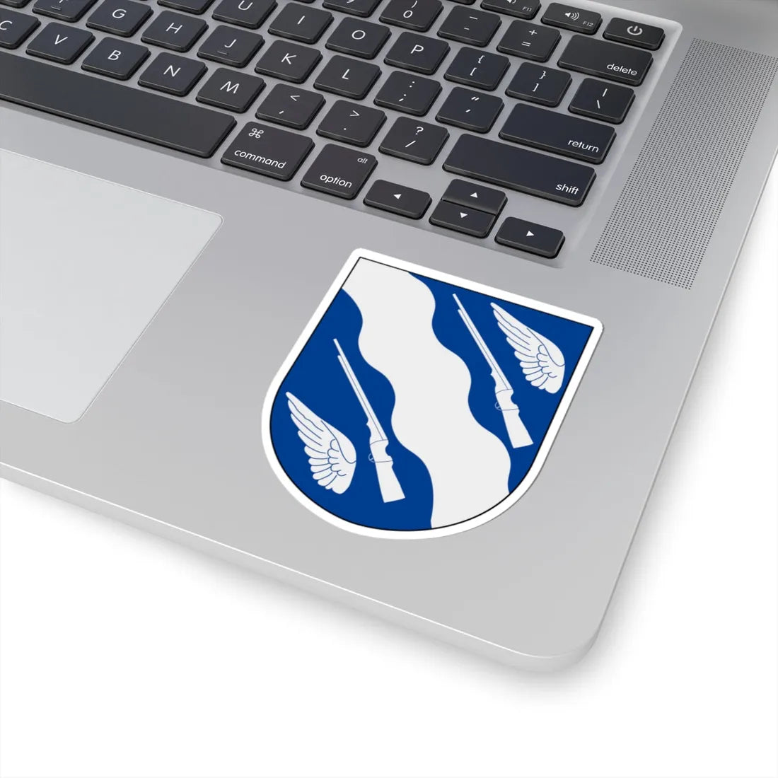 Huskvarna vapen (Sweden) (Coat of Arms) STICKER Vinyl Kiss-Cut Decal - The Sticker Space
