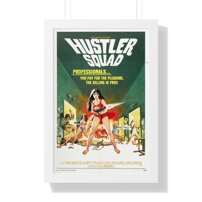 HUSTLER SQUAD 1975 - Framed Movie Poster-16″ x 24″-The Sticker Space