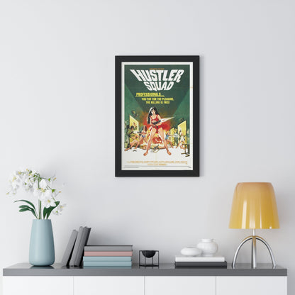 HUSTLER SQUAD 1975 - Framed Movie Poster-The Sticker Space