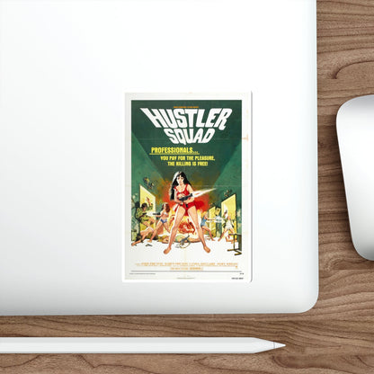 HUSTLER SQUAD 1975 Movie Poster STICKER Vinyl Die-Cut Decal-The Sticker Space