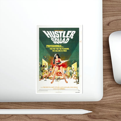 HUSTLER SQUAD 1975 Movie Poster STICKER Vinyl Die-Cut Decal-The Sticker Space