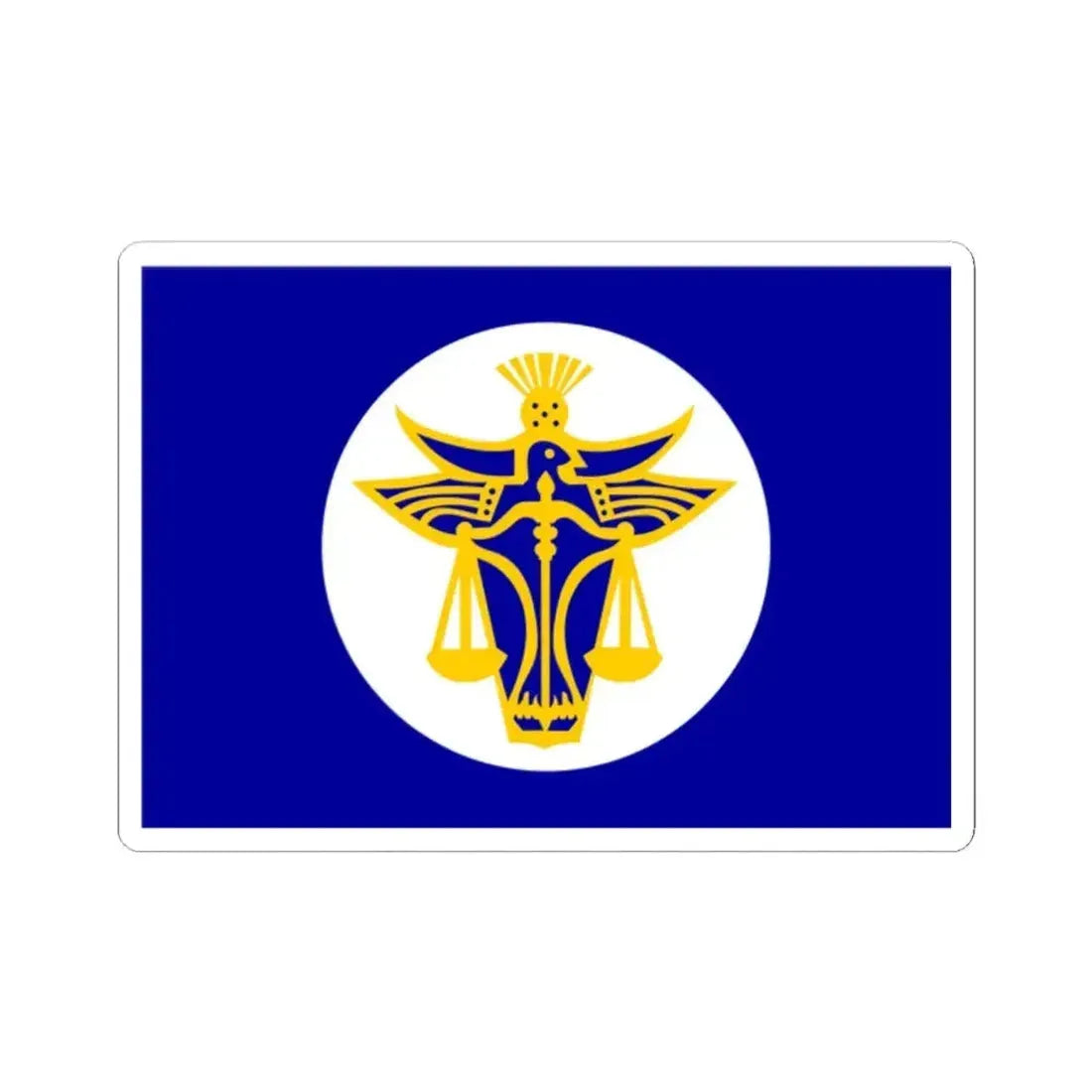 Hutt River Flag (Australia) STICKER Vinyl Kiss-Cut Decal 2 Inch White - The Sticker Space