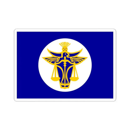 Hutt River Flag (Australia) STICKER Vinyl Kiss-Cut Decal 4 Inch White - The Sticker Space