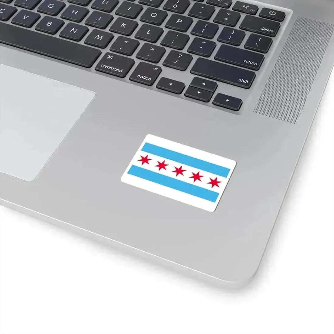 Hypothetical flag of Chicago Illinois (United States) STICKER Vinyl Kiss-Cut Decal - The Sticker Space