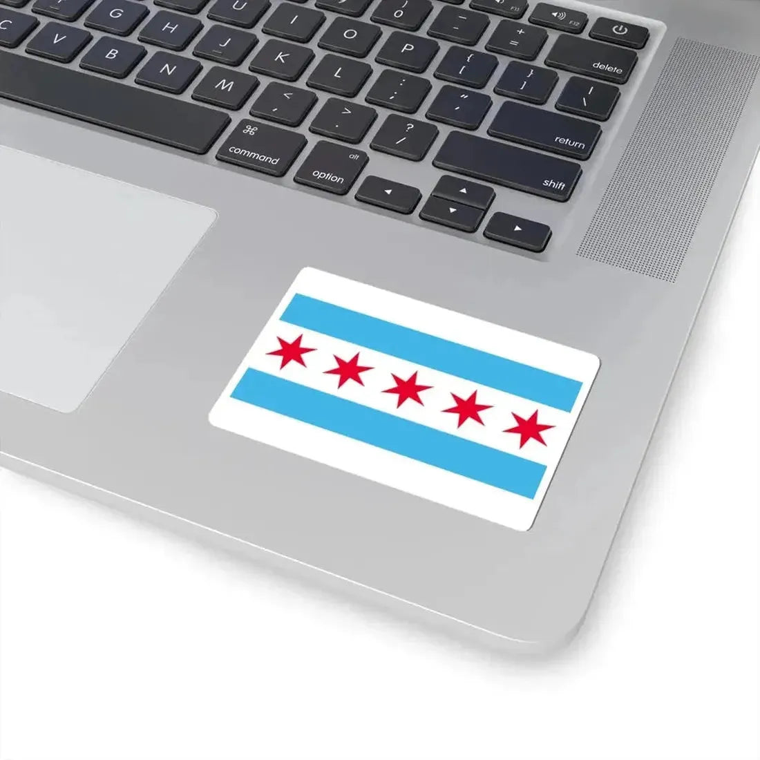 Hypothetical flag of Chicago Illinois (United States) STICKER Vinyl Kiss-Cut Decal - The Sticker Space