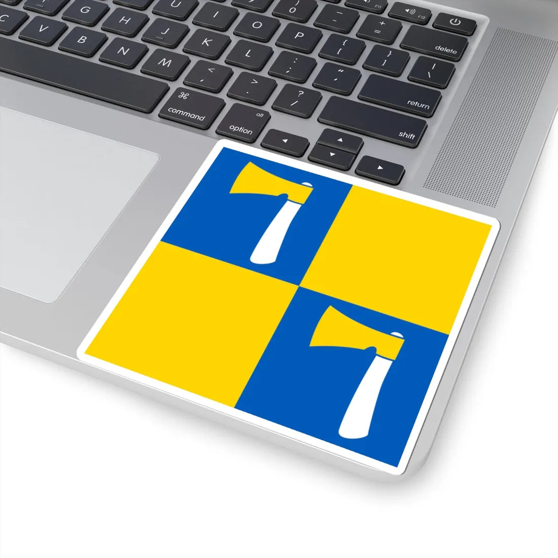 Hyriv flag (Ukraine) STICKER Vinyl Kiss-Cut Decal - The Sticker Space