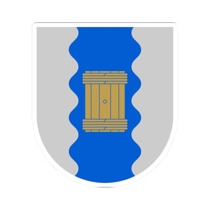 Hyrynsalmi.vaakuna (Finland) (Coat of Arms) STICKER Vinyl Kiss-Cut Decal 2 Inch White - The Sticker Space