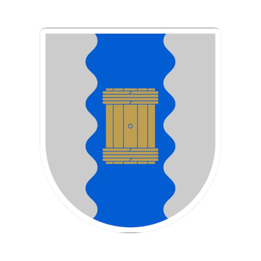 Hyrynsalmi.vaakuna (Finland) (Coat of Arms) STICKER Vinyl Kiss-Cut Decal 2 Inch White - The Sticker Space