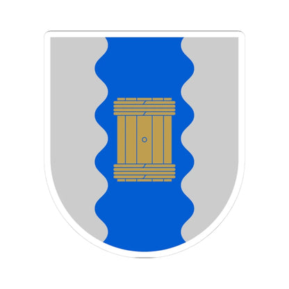 Hyrynsalmi.vaakuna (Finland) (Coat of Arms) STICKER Vinyl Kiss-Cut Decal 3 Inch White - The Sticker Space