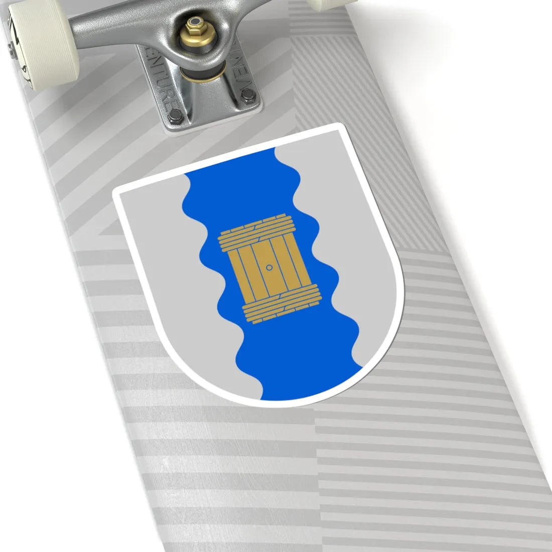 Hyrynsalmi.vaakuna (Finland) (Coat of Arms) STICKER Vinyl Kiss-Cut Decal - The Sticker Space