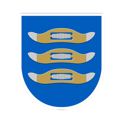 Hyvinkaa.vaakuna (Finland) (Coat of Arms) STICKER Vinyl Kiss-Cut Decal 2 Inch White - The Sticker Space