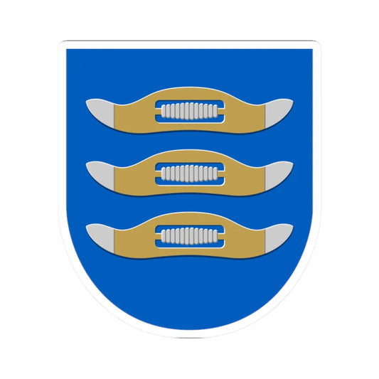 Hyvinkaa.vaakuna (Finland) (Coat of Arms) STICKER Vinyl Kiss-Cut Decal 2 Inch White - The Sticker Space