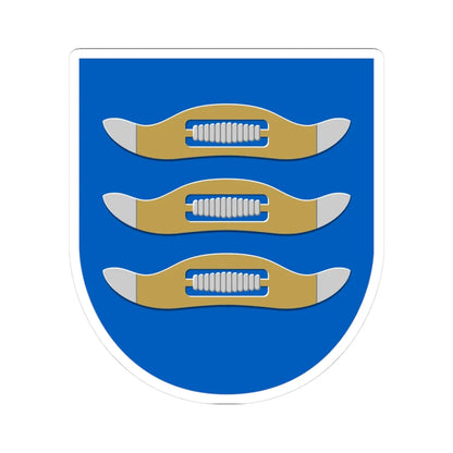 Hyvinkaa.vaakuna (Finland) (Coat of Arms) STICKER Vinyl Kiss-Cut Decal 3 Inch White - The Sticker Space