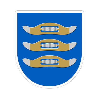 Hyvinkaa.vaakuna (Finland) (Coat of Arms) STICKER Vinyl Kiss-Cut Decal 6 Inch White - The Sticker Space