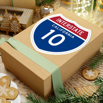 I-10 CA (California) (Road Sign) STICKER Vinyl Kiss-Cut Decal - The Sticker Space