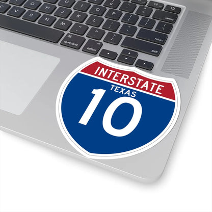 I-10 TX (Texas) (Road Sign) STICKER Vinyl Kiss-Cut Decal - The Sticker Space