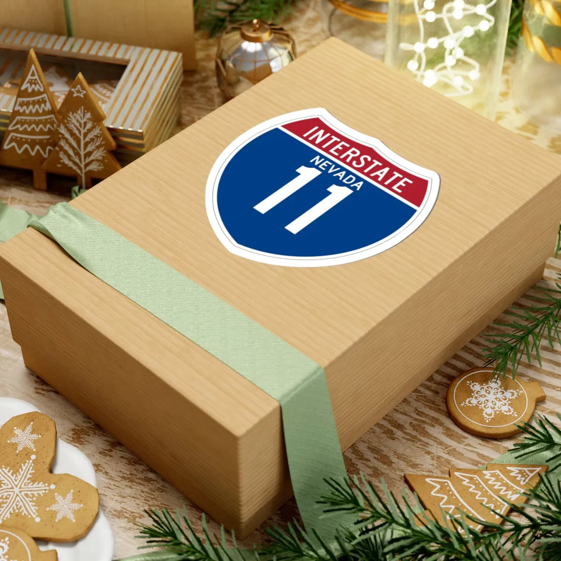 I-11 NV (Nevada) (Road Sign) STICKER Vinyl Kiss-Cut Decal - The Sticker Space