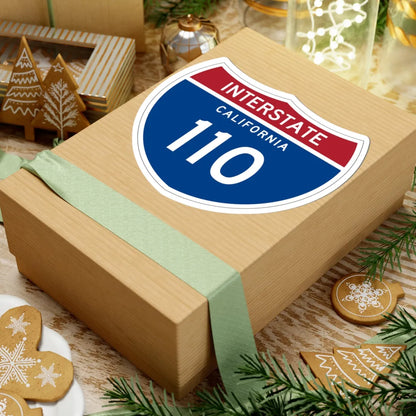 I-110 CA (California) (Road Sign) STICKER Vinyl Kiss-Cut Decal - The Sticker Space