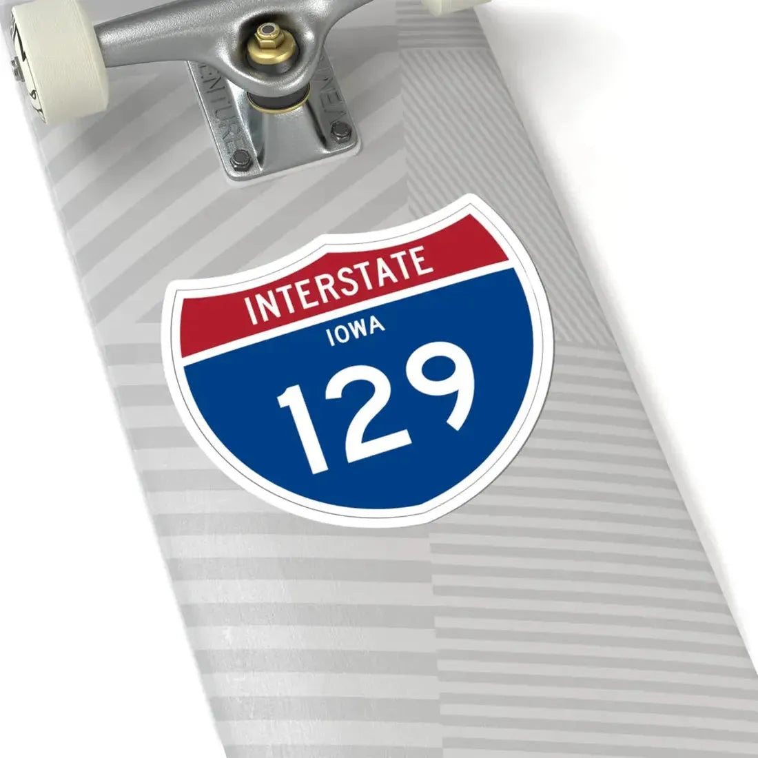 I-129 IA 1961 (Iowa) (Road Sign) STICKER Vinyl Kiss-Cut Decal - The Sticker Space