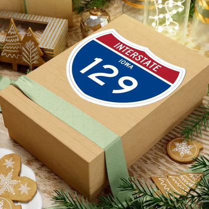 I-129 IA 1961 (Iowa) (Road Sign) STICKER Vinyl Kiss-Cut Decal - The Sticker Space