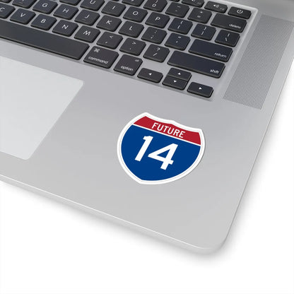 I-14 Future (Louisiana) (Road Sign) STICKER Vinyl Kiss-Cut Decal - The Sticker Space