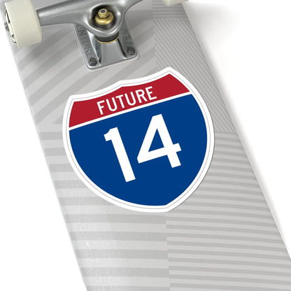 I-14 Future (Mississippi) (Road Sign) STICKER Vinyl Kiss-Cut Decal - The Sticker Space