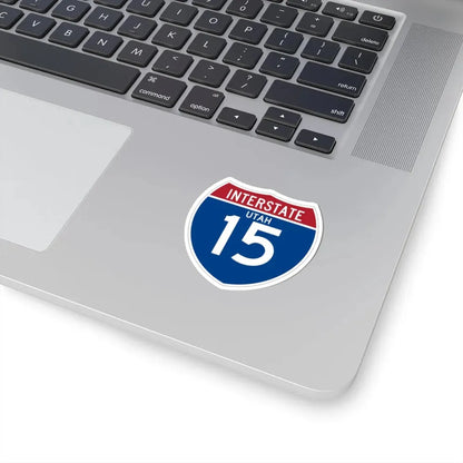 I-15 UT (Utah) (Road Sign) STICKER Vinyl Kiss-Cut Decal - The Sticker Space