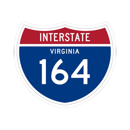 I-164 VA 1961 (Virginia) (Road Sign) STICKER Vinyl Kiss-Cut Decal 3 Inch White - The Sticker Space