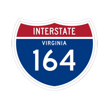I-164 VA 1961 (Virginia) (Road Sign) STICKER Vinyl Kiss-Cut Decal 6 Inch White - The Sticker Space
