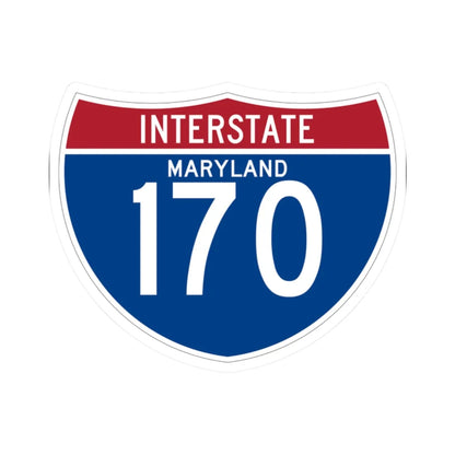 I-170 MD (Maryland) (Road Sign) STICKER Vinyl Kiss-Cut Decal 2 Inch White - The Sticker Space