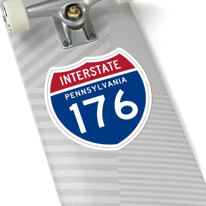 I-176 PA 1957 (Pennsylvania) (Road Sign) STICKER Vinyl Kiss-Cut Decal - The Sticker Space