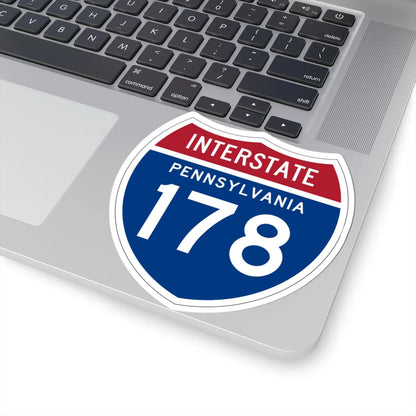I-178 PA 1957 (Pennsylvania) (Road Sign) STICKER Vinyl Kiss-Cut Decal - The Sticker Space