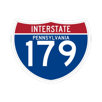 I-179 PA (Pennsylvania) (Road Sign) STICKER Vinyl Kiss-Cut Decal 4 Inch White - The Sticker Space