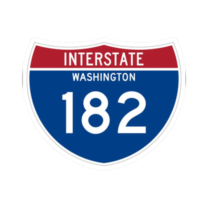 I-182 WA Metric (Washington) (Road Sign) STICKER Vinyl Kiss-Cut Decal 2 Inch White - The Sticker Space
