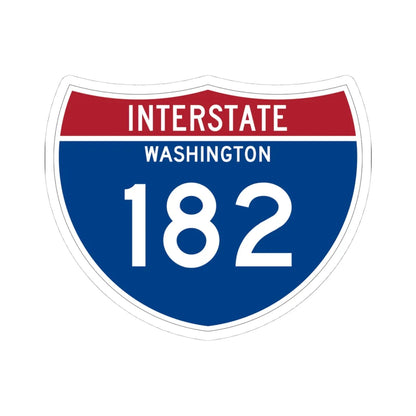 I-182 WA Metric (Washington) (Road Sign) STICKER Vinyl Kiss-Cut Decal 4 Inch White - The Sticker Space
