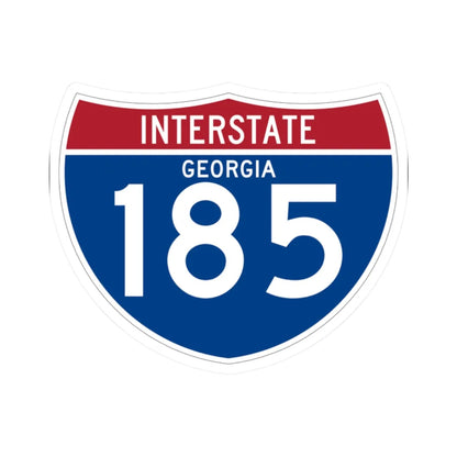 I-185 GA (Georgia) (Road Sign) STICKER Vinyl Kiss-Cut Decal 2 Inch White - The Sticker Space