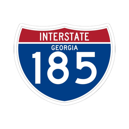 I-185 GA (Georgia) (Road Sign) STICKER Vinyl Kiss-Cut Decal 6 Inch White - The Sticker Space