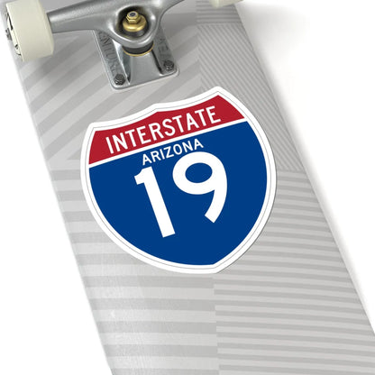 I-19 AZ (Arizona) (Road Sign) STICKER Vinyl Kiss-Cut Decal - The Sticker Space