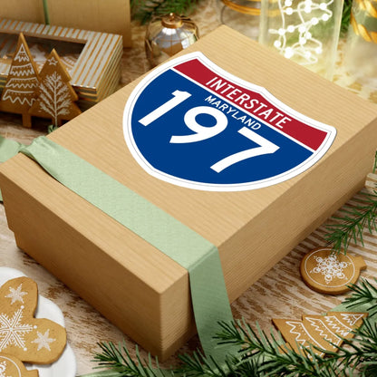 I-197 MD (Maryland) (Road Sign) STICKER Vinyl Kiss-Cut Decal - The Sticker Space