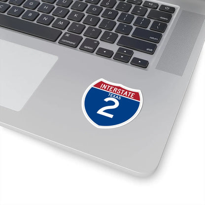 I-2 TX (Texas) (Road Sign) STICKER Vinyl Kiss-Cut Decal - The Sticker Space
