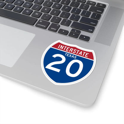 I-20 TX (Texas) (Road Sign) STICKER Vinyl Kiss-Cut Decal - The Sticker Space