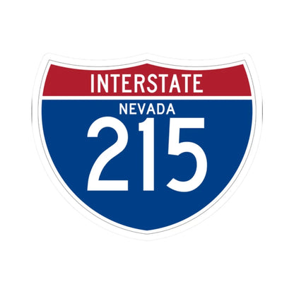 I-215 NV (Nevada) (Road Sign) STICKER Vinyl Kiss-Cut Decal 2 Inch White - The Sticker Space