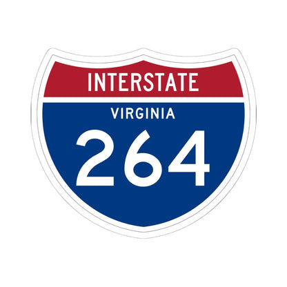 I-264 VA 1961 (Virginia) (Road Sign) STICKER Vinyl Kiss-Cut Decal 6 Inch White - The Sticker Space