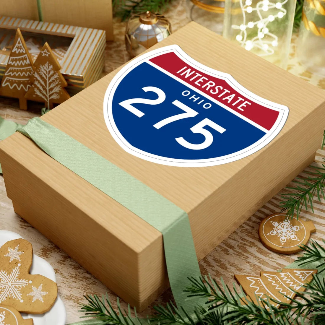 I-275 OH 1961 (Ohio) (Road Sign) STICKER Vinyl Kiss-Cut Decal - The Sticker Space