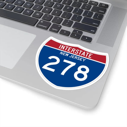 I-278 NJ Metric (New Jersey) (Road Sign) STICKER Vinyl Kiss-Cut Decal - The Sticker Space